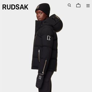 JOON M WOMEN'S RECYCLED STORMSHELL DOWN PUFFER size xs Black